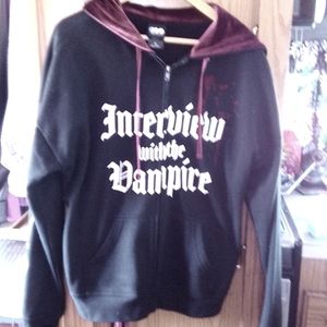 Hot Topic Hooded Zip Front